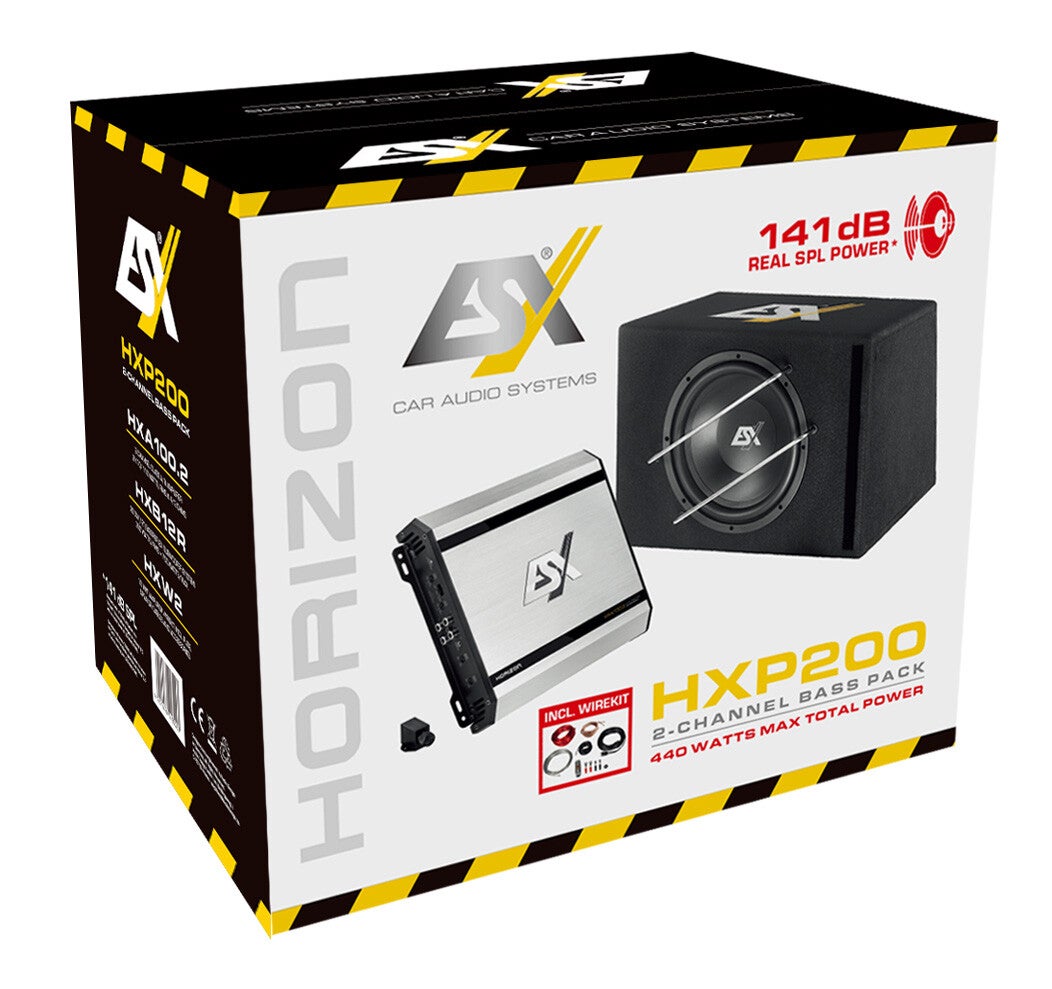 ESX HXP200 2 channel Bass Pack