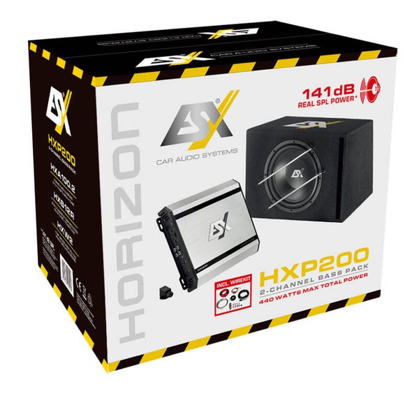 ESX HXP200 2 channel Bass Pack