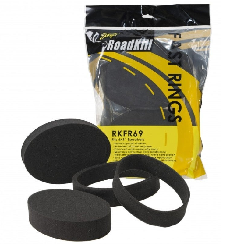 Stinger RKFR69 3-Piece Foam Ring System for 6×9-inch Speakers – 2 Per Pack