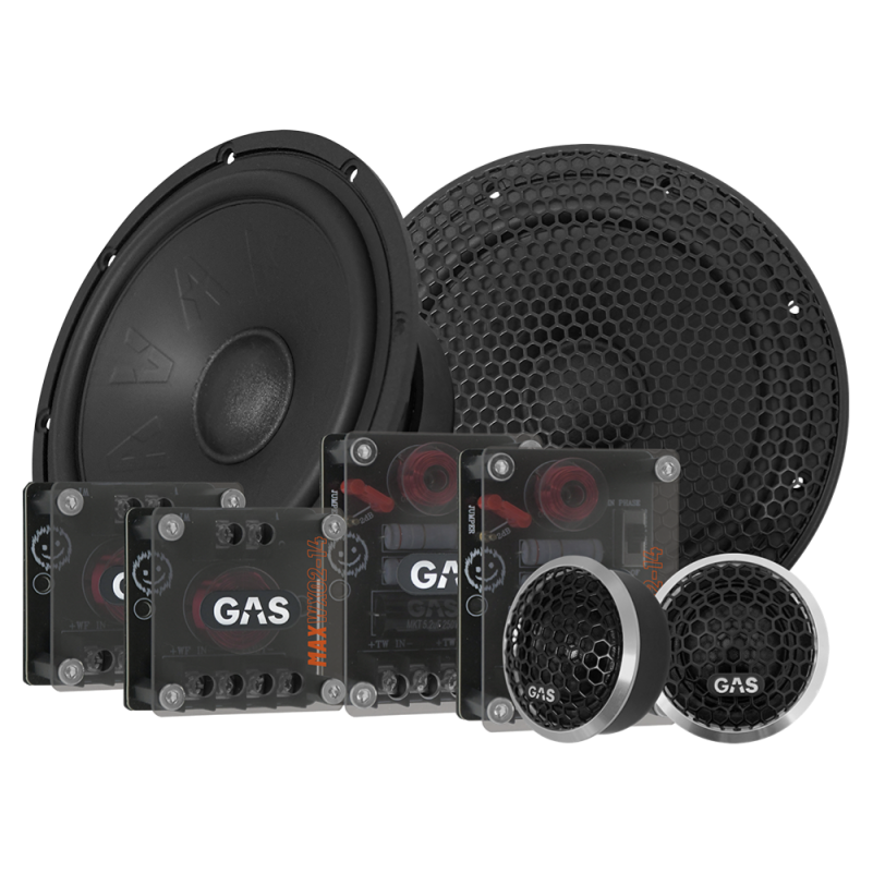 GAS Audio Power MAX K2-64 6.5'' / 16.5 cm component set