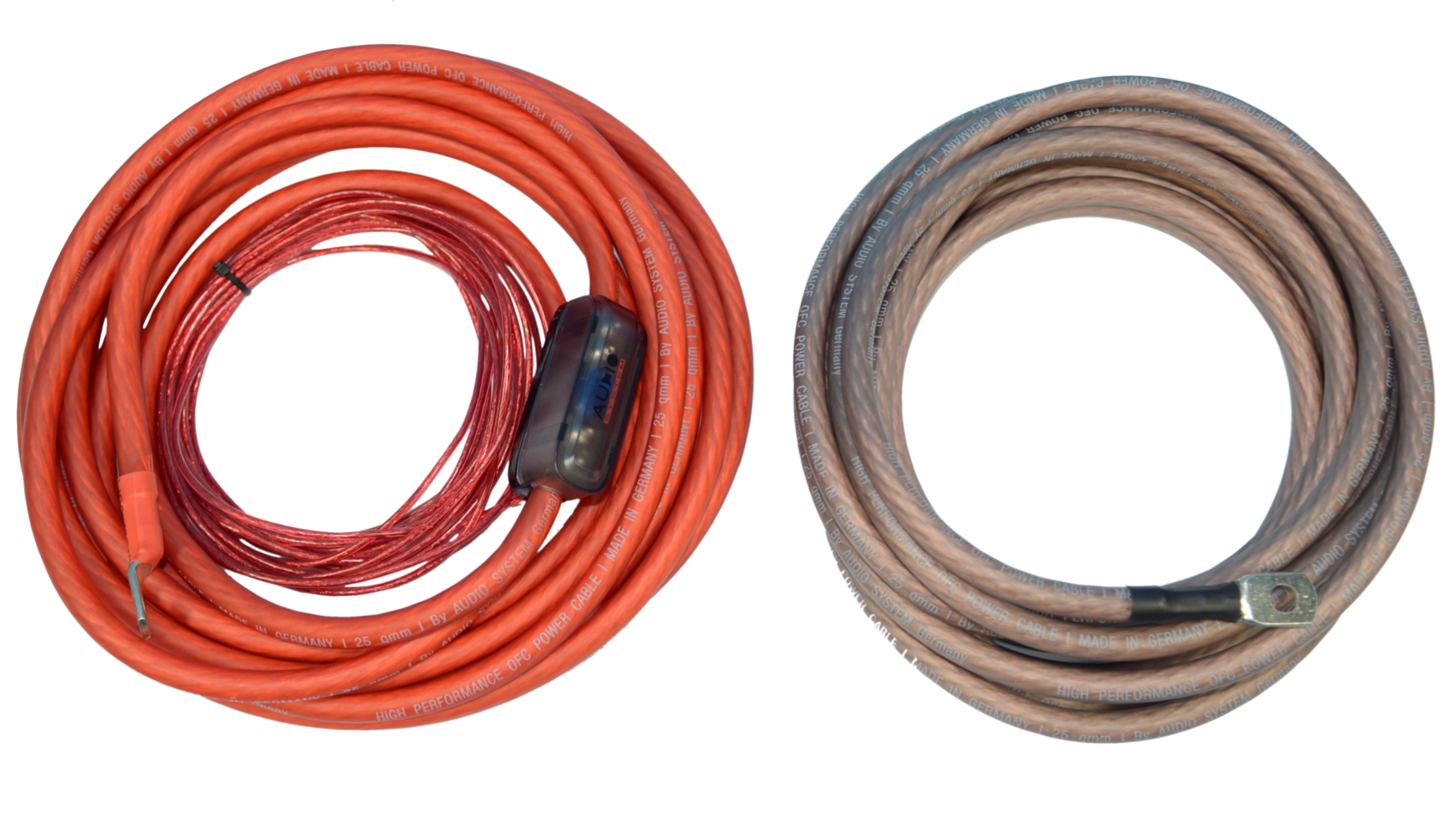 Audio System 25mm2 OFC Power Cablekit ( 2 x 5.3m )