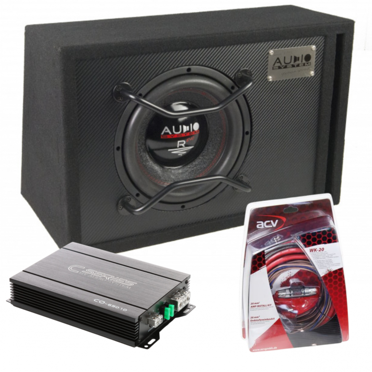 Audio System R10 SET 1 Subwoofer + amplifier + wireing-kit