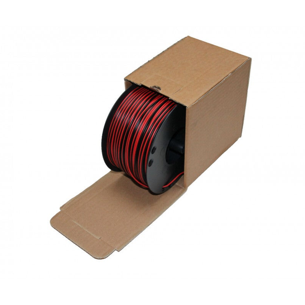 ACV 51-075-100-1X Speakerwire 2 x 1.5mm2 Red/Black 100M