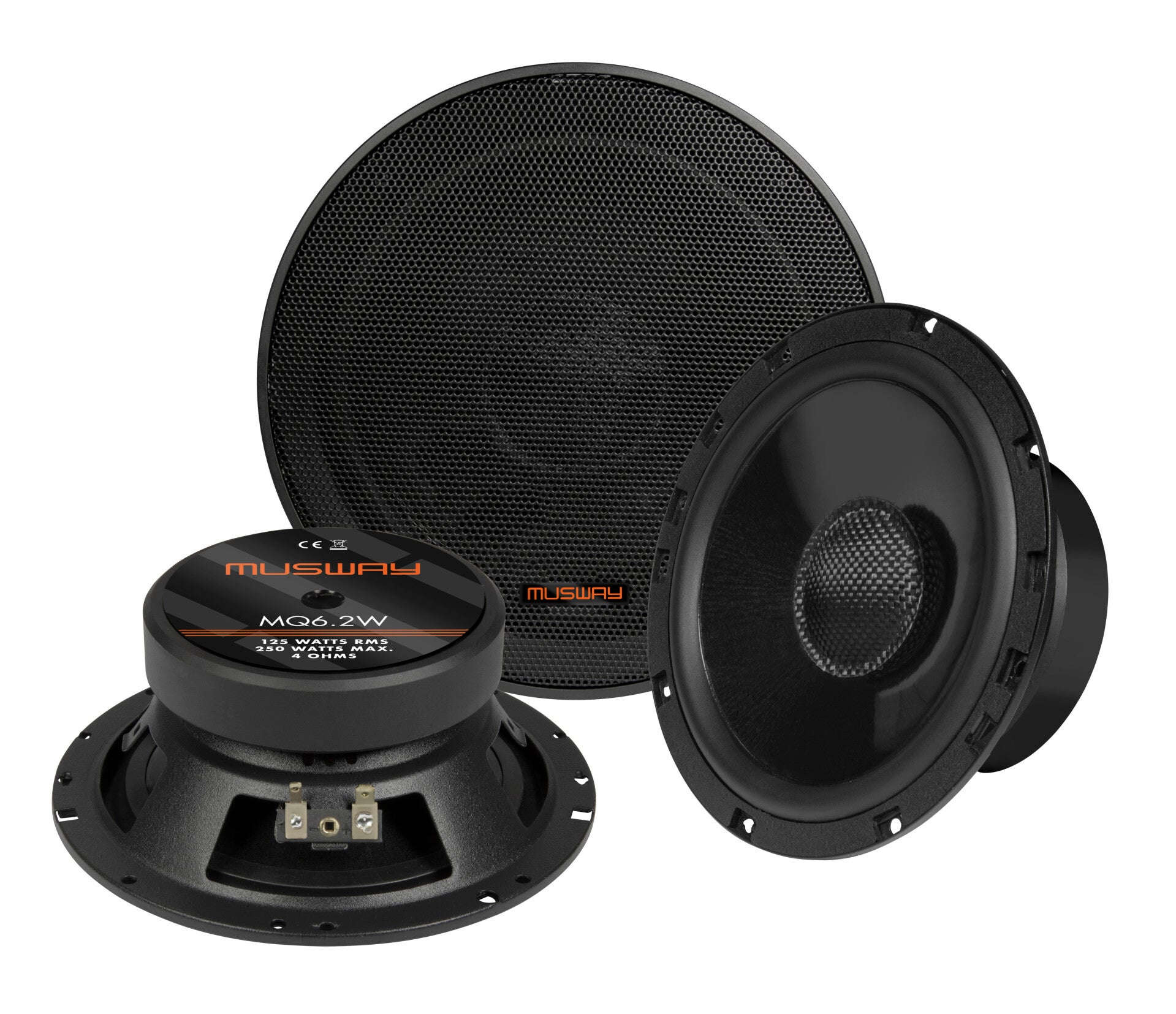 Musway MQ6.2W 16.5cm ( 6.5'' ) Kickbass Speakers