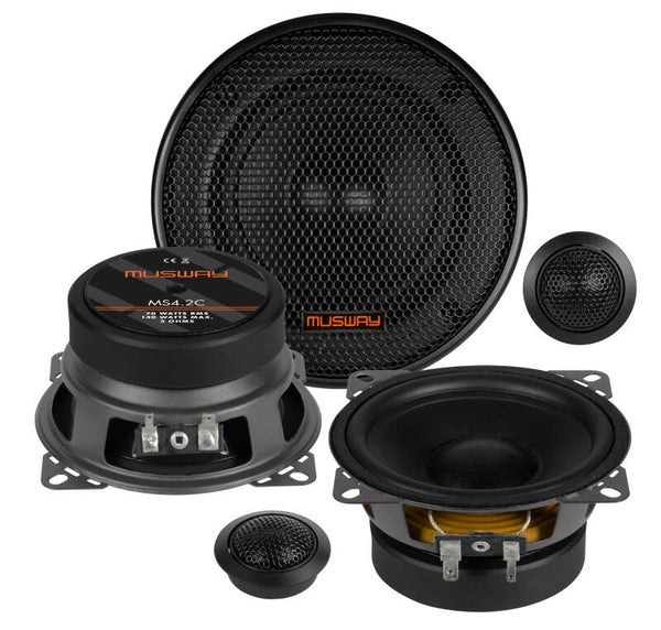 Musway MS4.2C 2-way component set 10 CM (4”)