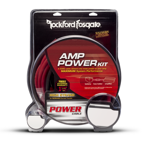 Rockford Fosgate RFK4X 21.1mm2 Hi-end OFC Cablekit