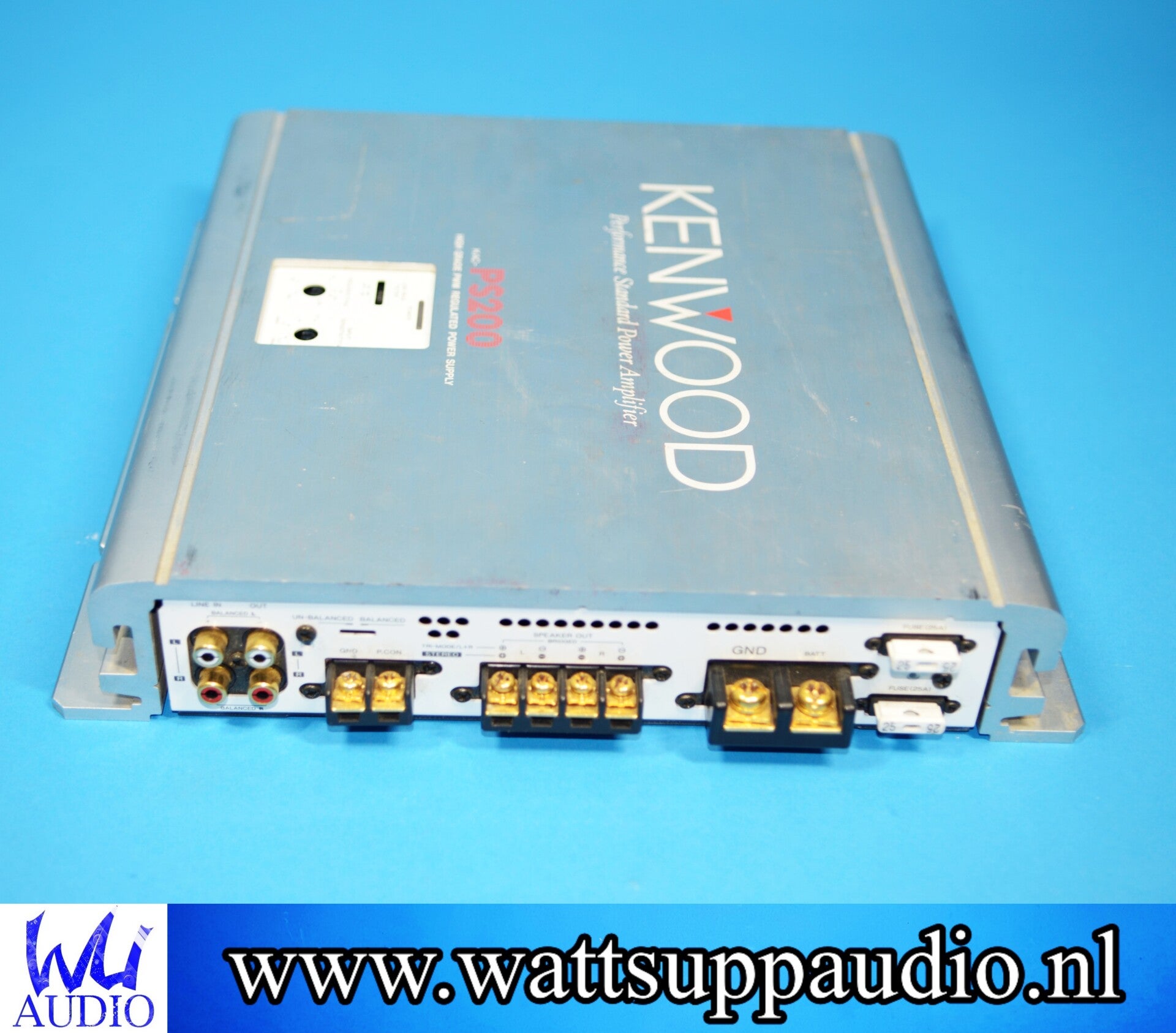 Kenwood KACPS200 2 x 150W RMS 2 channel amplifier