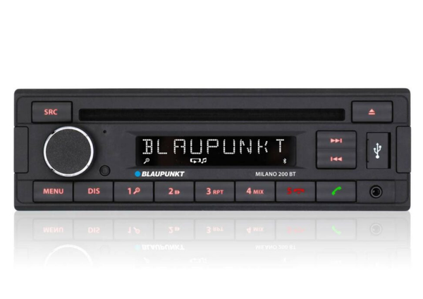 Blaupunkt Milano 200BT 1-din Headunit Retro