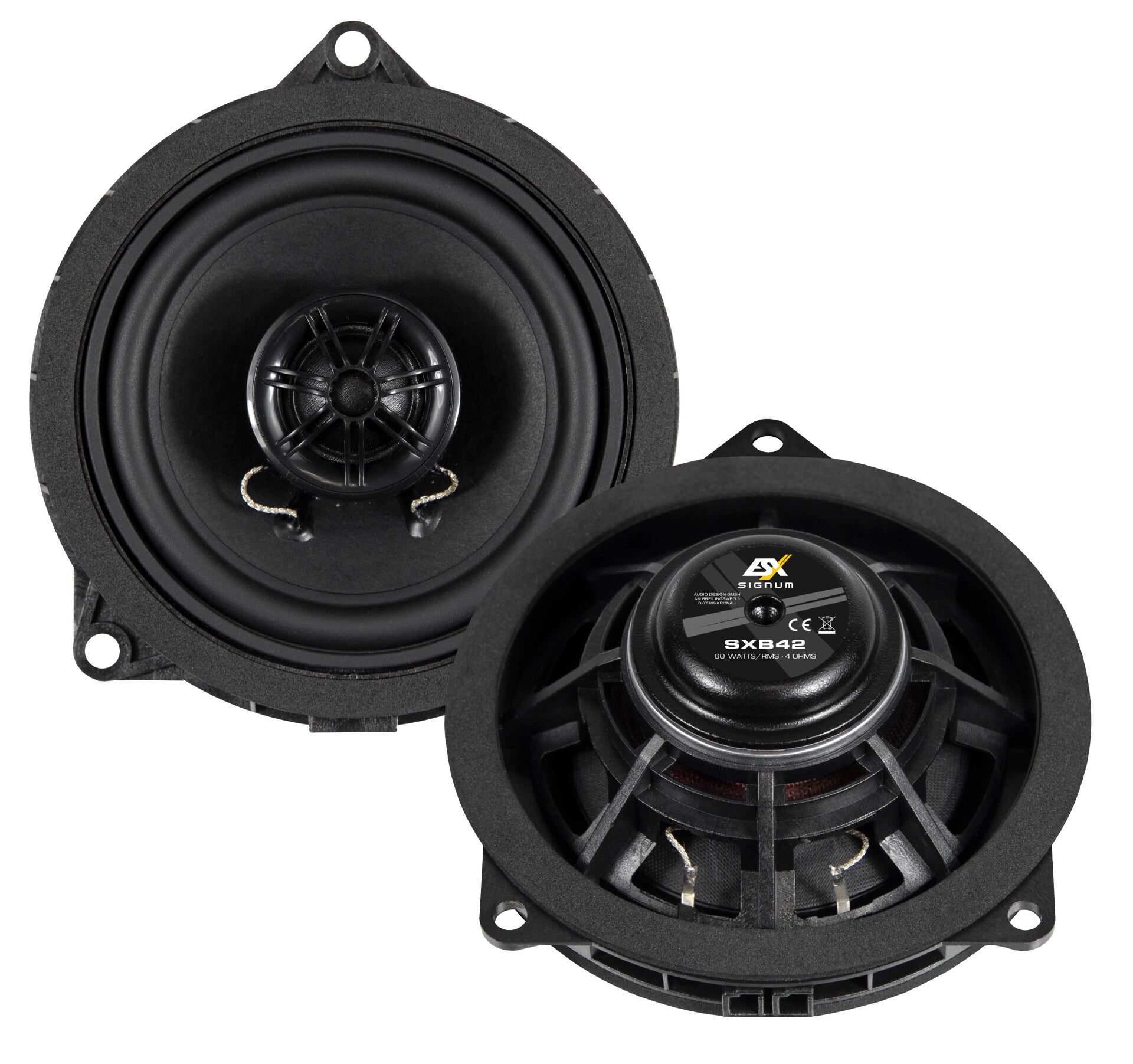 ESX SXB42 10 cm (4") 2-Way Coaxial Speakers for BMW/MINI