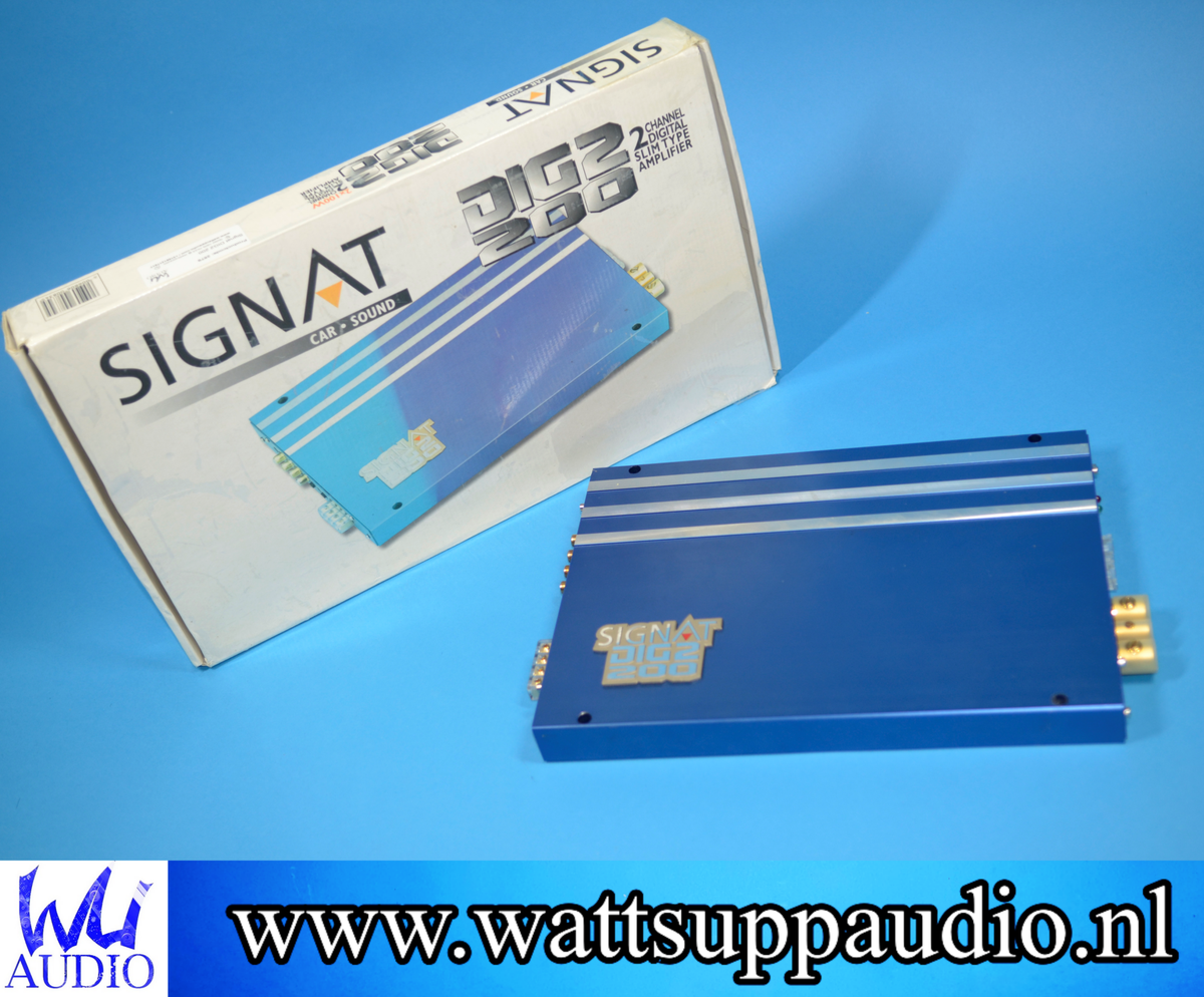 Signat DIG2 200, 2 channel / mono amplifier | Wattsuppaudio