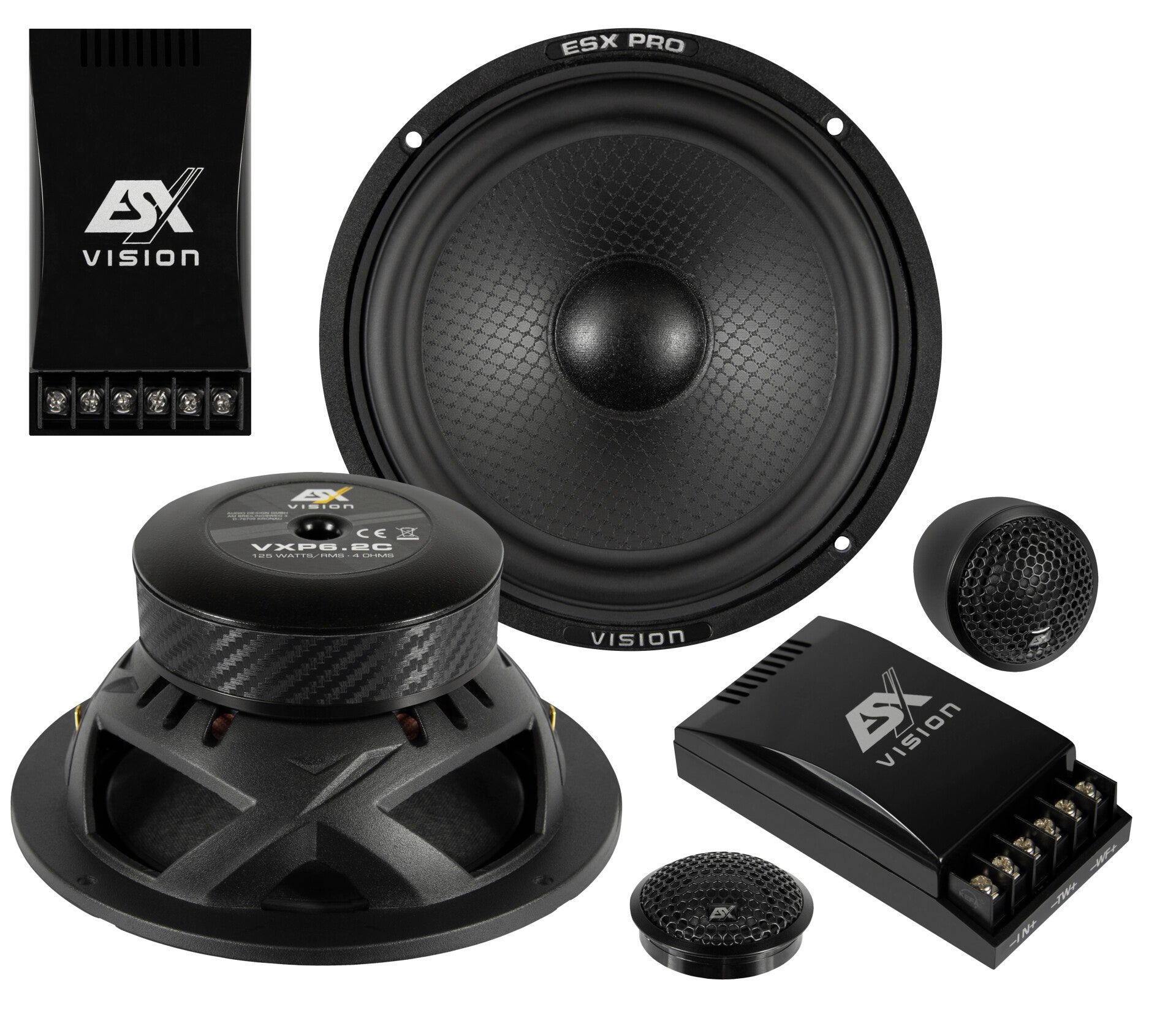 ESX Vision VXP6.2C 16,5 cm (6.5") 2-Way Component set