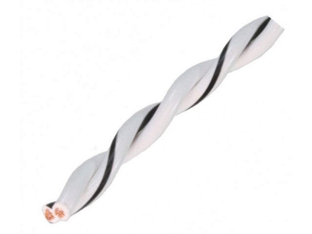 Audio System  Z-TSC White Twisted Speakerwire 100M