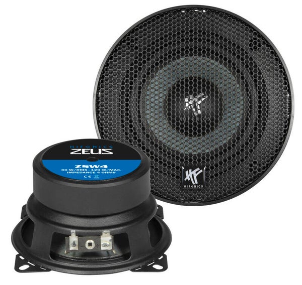 Hifonics ZEUS ZSW4 10 cm (4") Midrange Speakers