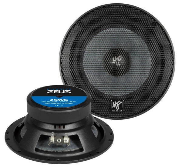 Hifonics ZEUS ZSW6 Kickbass Speakers 16.5cm (6.5'')