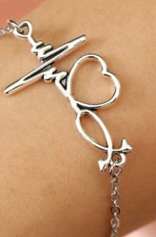 heart beat bracelet