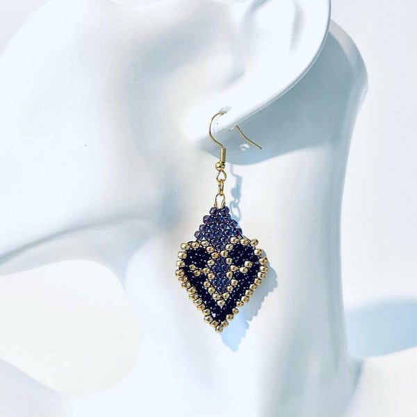 Seraphina charms beaded oorbellen