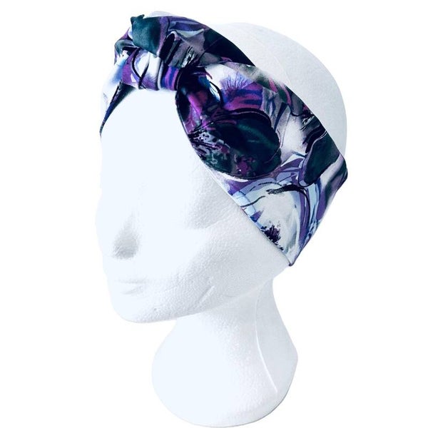 Rosie Wrap haarband - Indigo drift