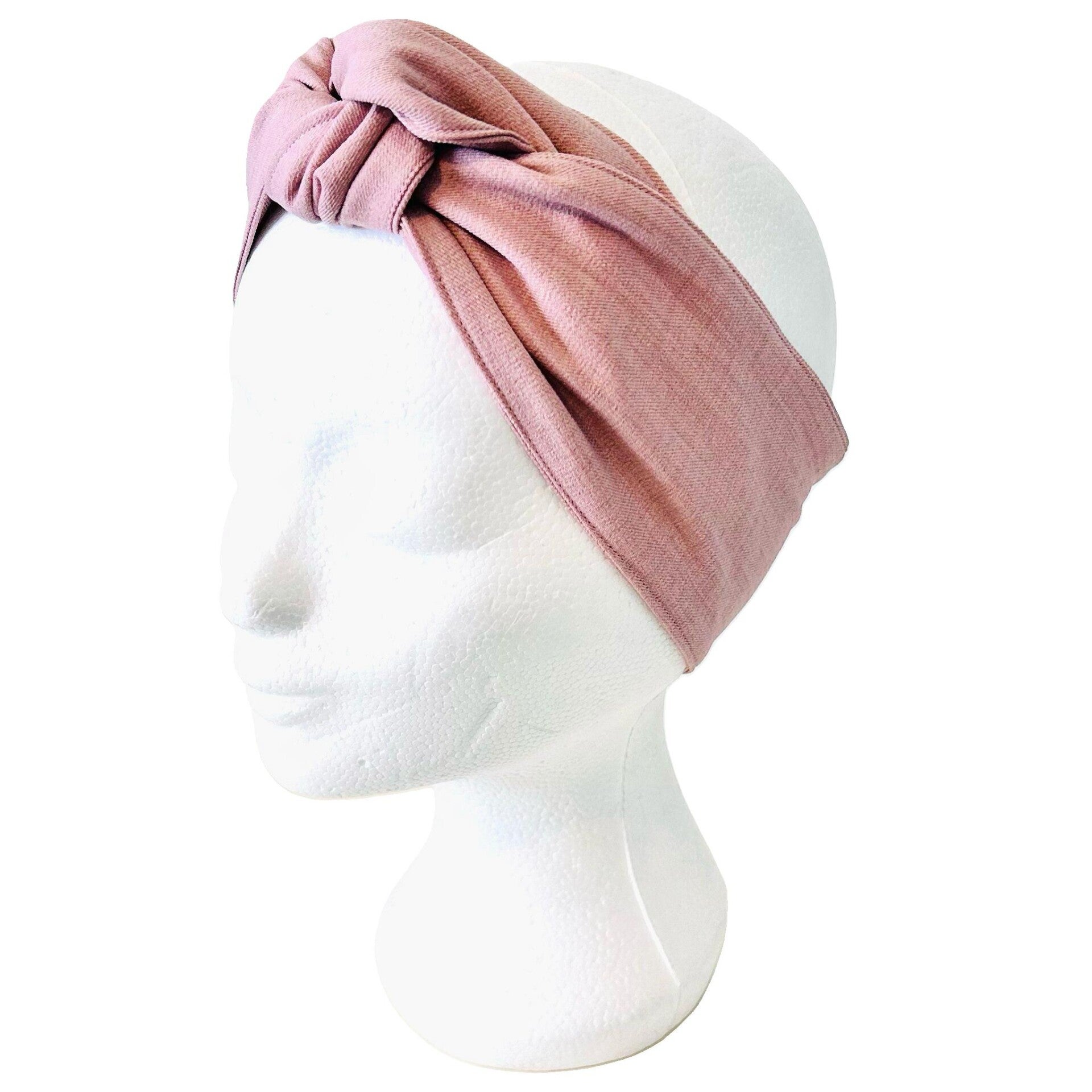 Rosie Wrap Haarband – Poederroze