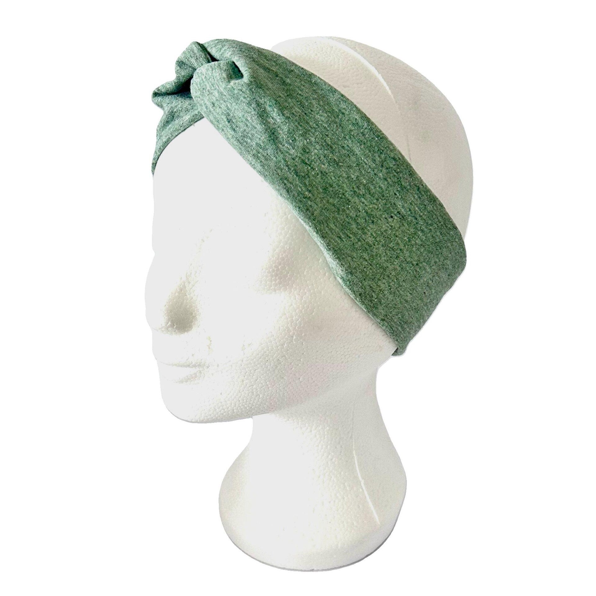 Sage wisper bandeau haarband