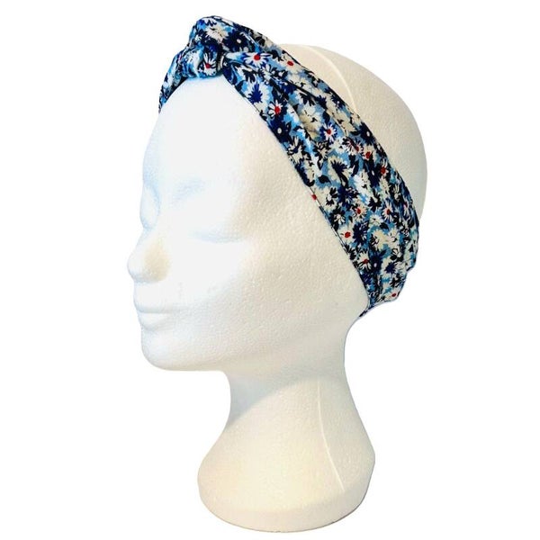Rosie Wrap haarband - blue bloom