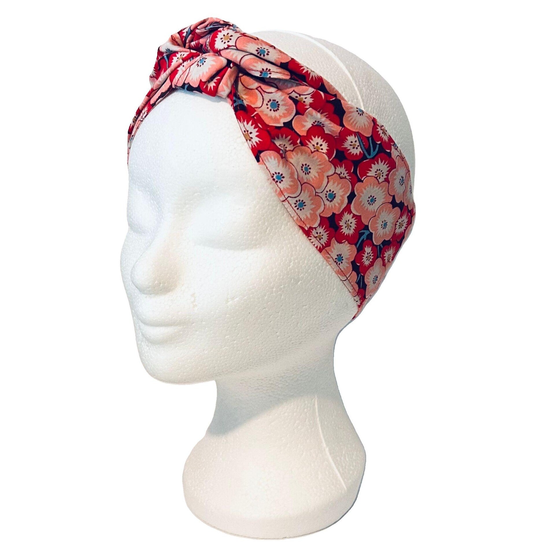 Rosie Wrap haarband - Rosy leaves