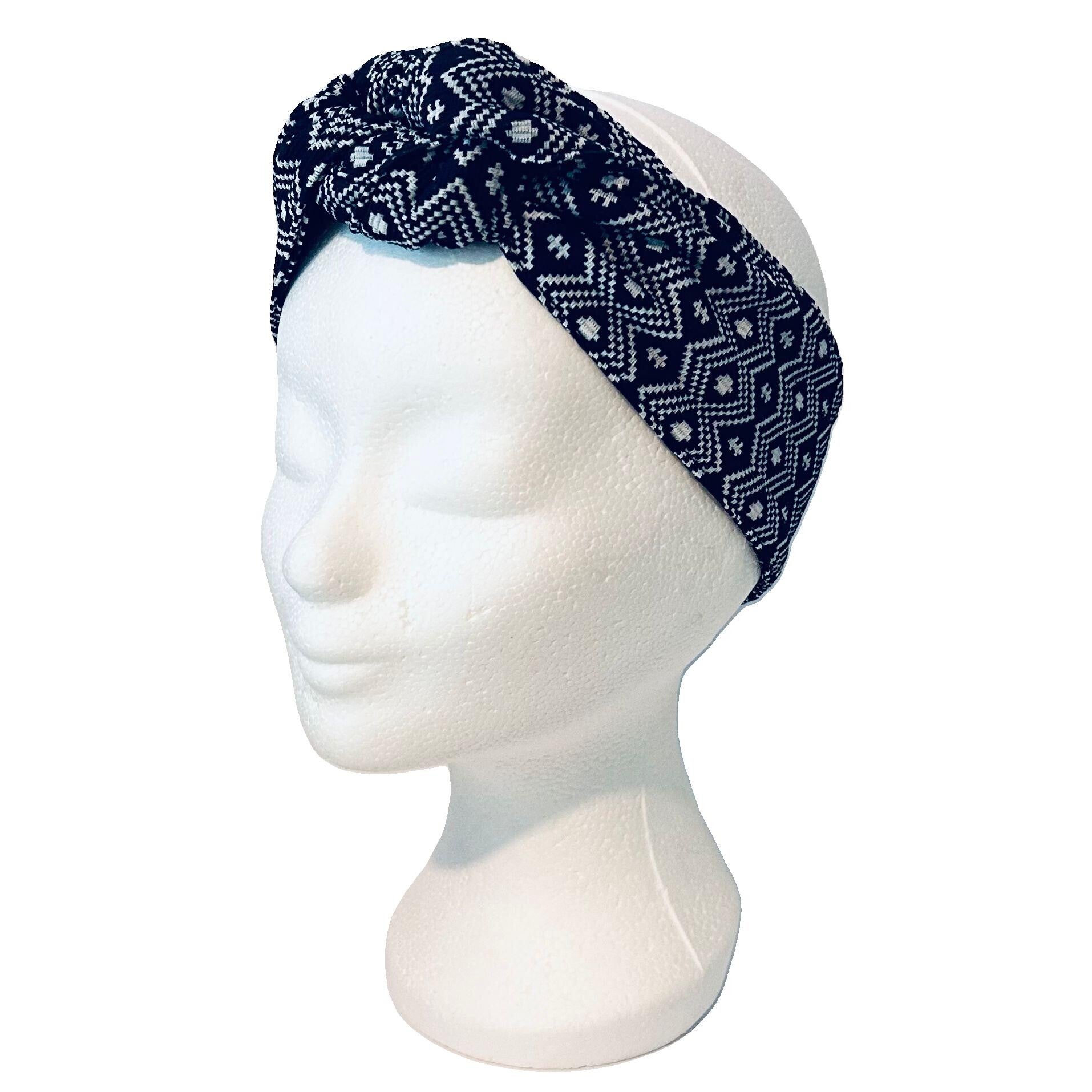 Rosie Wrap haarband - Pixelated Edge