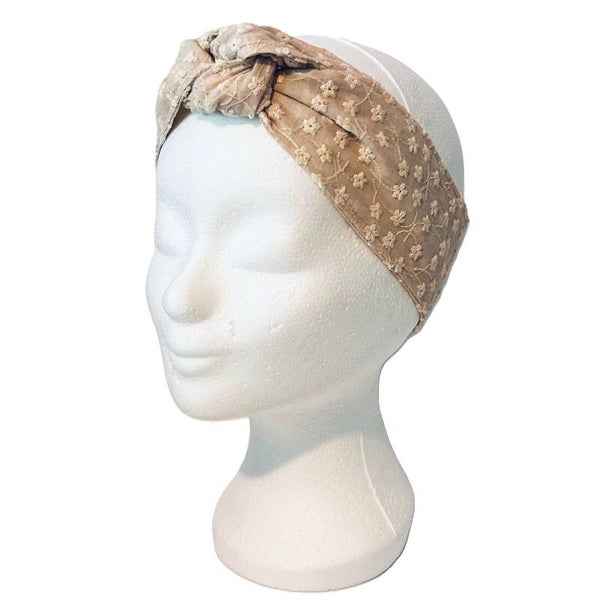 Rosie Wrap haarband - Ivory Blossom