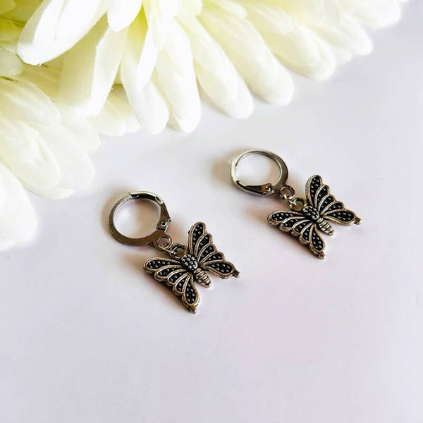 Luna Butterfly bedel oorbel