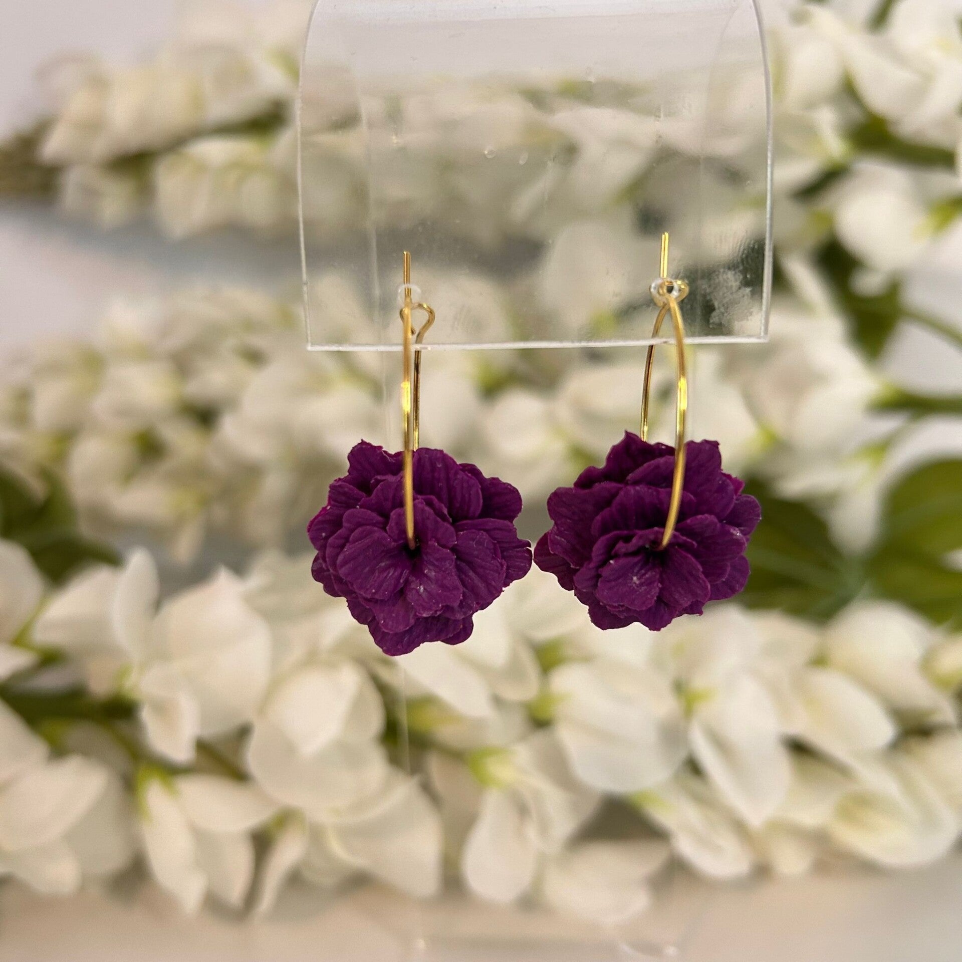 Botanica hoops – Amethyst