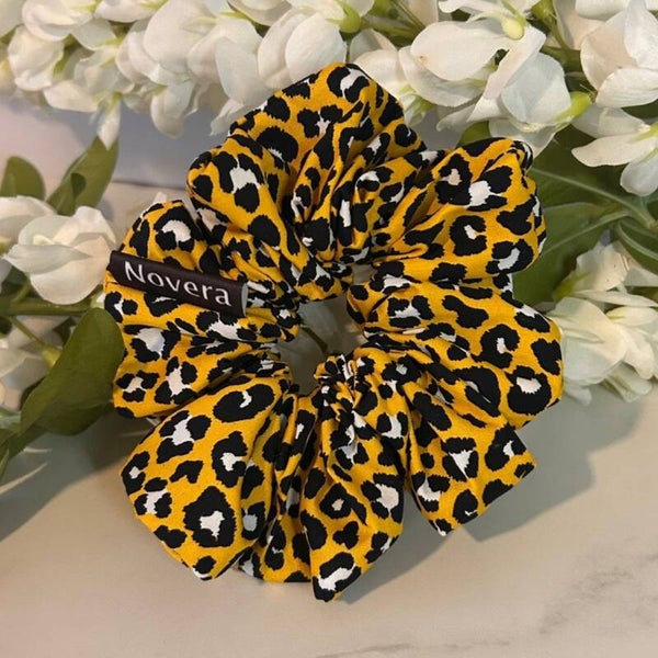 Golden jungle medium scrunchie
