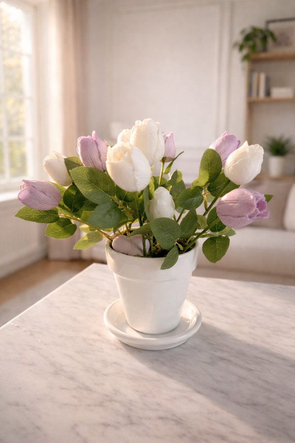 Blush Tulip Garden
