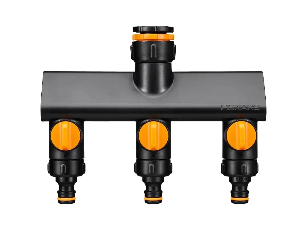FISKARS Kraankoppeling 3-weg waterverdeler On/Off