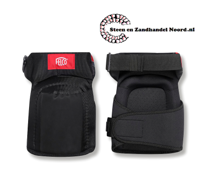 Kniebeschermer FELCO 711, nylon-rubber cap, gelschuimvulling