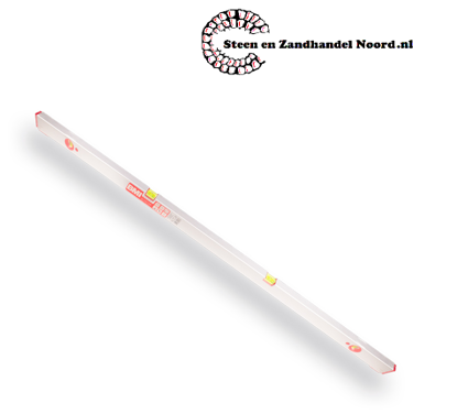 BMI Alu. stelwaterpas 150 cm met 4 libellen