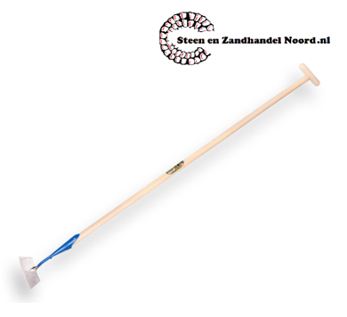 Schoffel Betuws model gesmeed 16 cm, met schoffelsteel 160 x 3,2 cm. excentrische punt en hilt