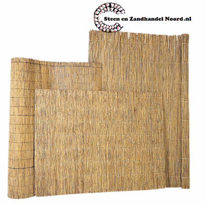 Rietmat 1,5/2 cm dik met perlondraad gebonden (diverse afmetingen)