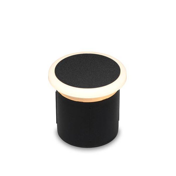 Nine | grondspot | rondom zwart | warmwit | OutdoorPro+ | 12 volt