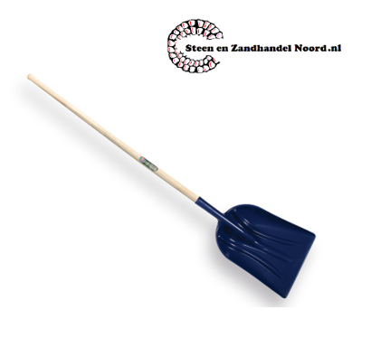 Graanschop - sneeuwschep ATLAS kunststof, met rechte ESSEN batsesteel 130 cm