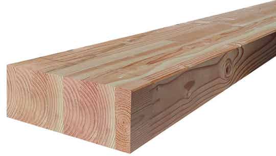 Balk 14,5x31x650 cm Douglas Gelamineerd onbehandeld, gedroogd-geschaafd