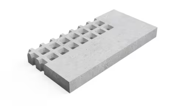 Deer Concrete Grid Brutal Corner 125x62,5x12