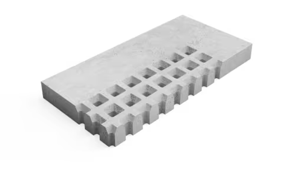 Deer Concrete Grid Brutal Corner R 125x62,5x12