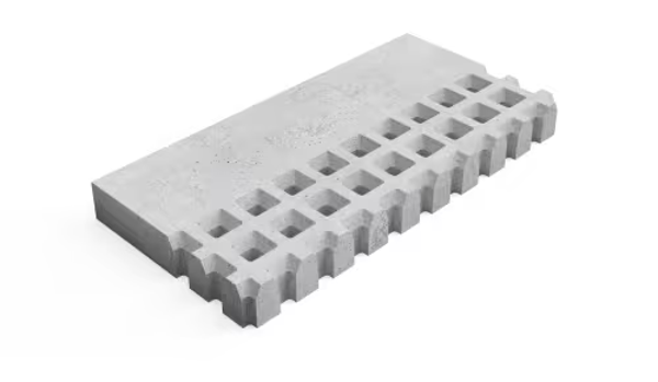 Deer Concrete Grid Brutal Border Length 125x62,5x12