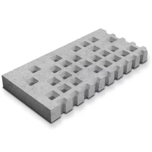 Deer Concrete Grid Brutal Transition Corner 125x62,5x12