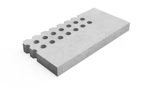Deer Concrete Grid Halftone Border Corner 125x62,5x12