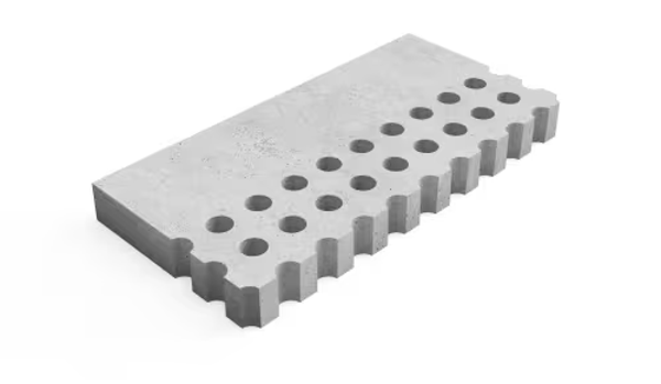 Deer Concrete Grid Halftone Border Length 125x62,5x12