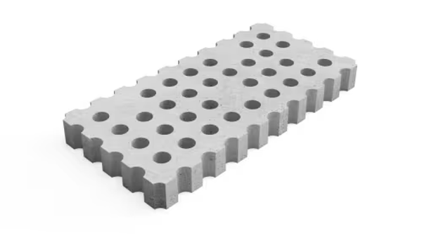 Deer Concrete Grid Halftone Speckled 125x62,5x12
