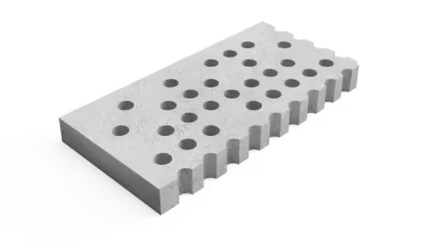 Deer Concrete Grid Halftone Transition Corner 125x62,5x12