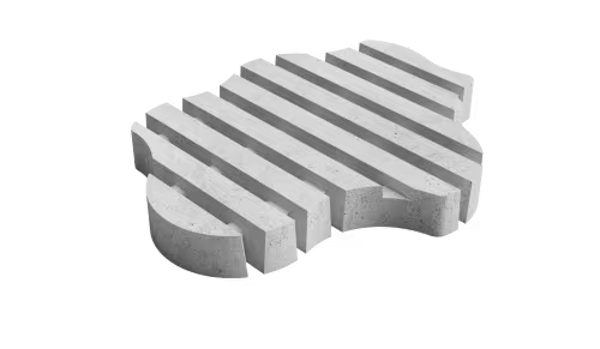 Deer Concrete Ogranic Straight Large 119,2x95,6x12