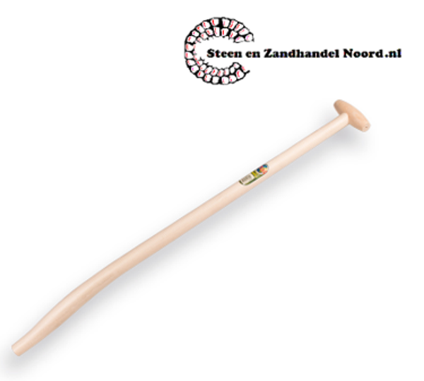 Blijhamsteel ATLAS 100 cm sterk gebogen, met doorgestoken hilt