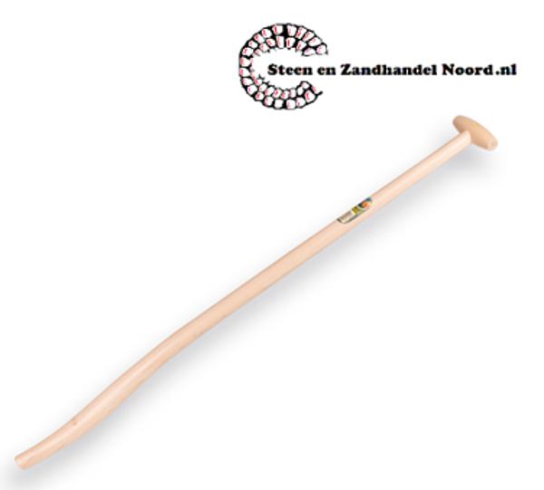 Blijhamsteel ATLAS 110 cm extra dubbel gebogen, met doorgestoken hilt